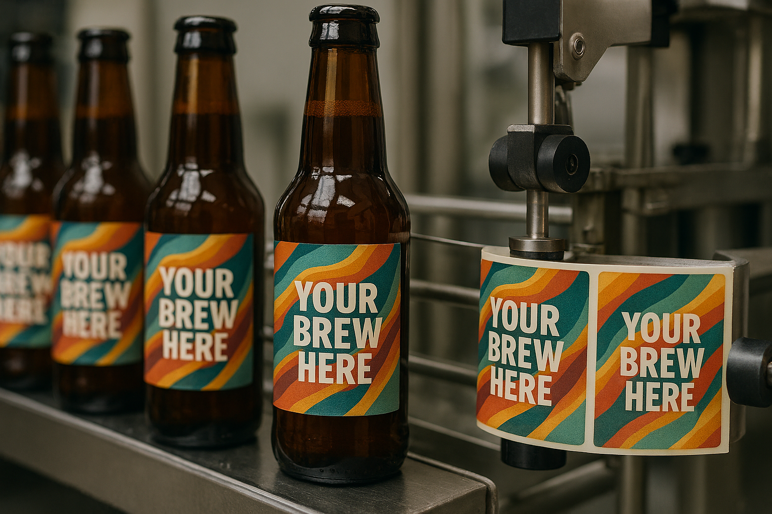 Beer bottle labels