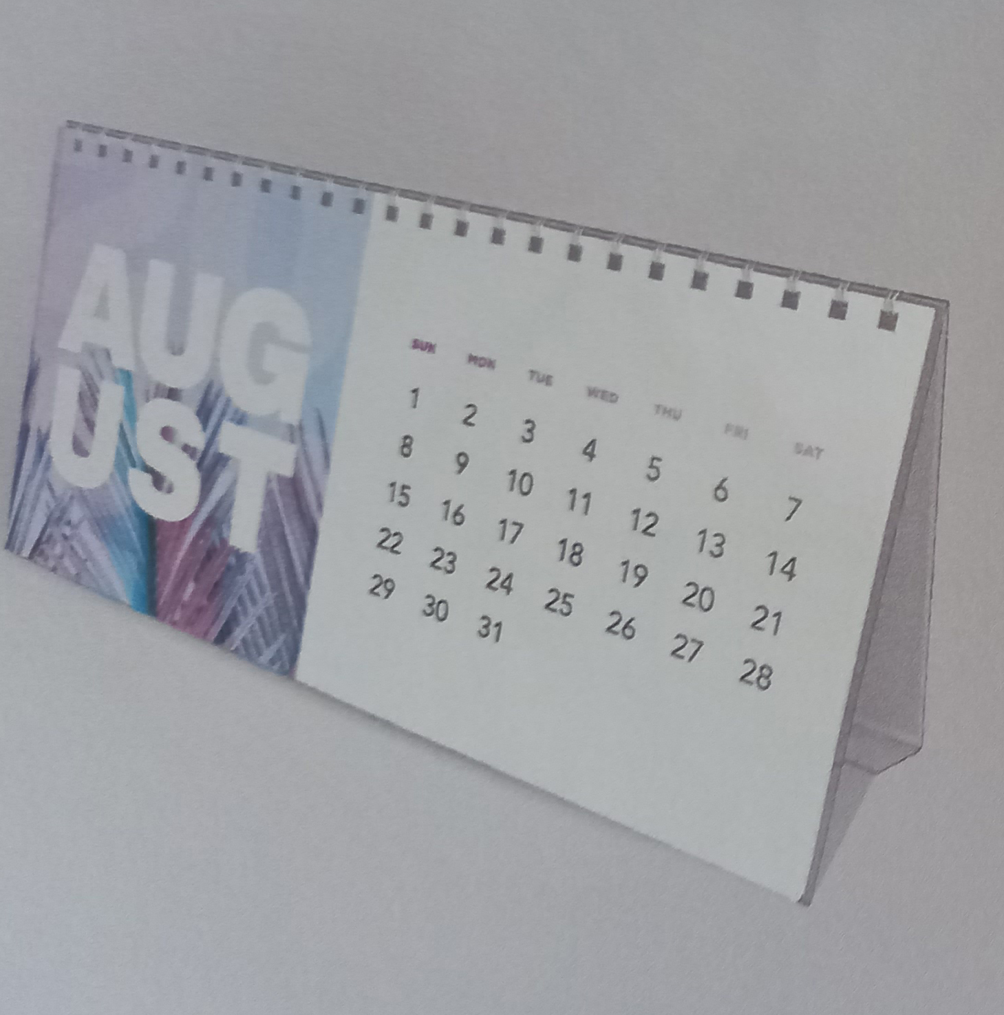 desk calendar